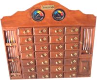 MHA28 - Mueble de madera artesanal con 28 cajones y accesorios
