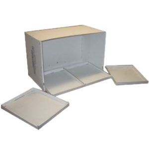 Base y bandejas de carton para jaulones de cria J1 -J2 y JBFM3